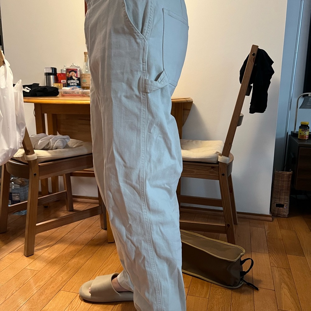 Uniqlo Mens Cream Jeans 30-33 W / size Medium